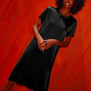 Nation black t shirt dress xs